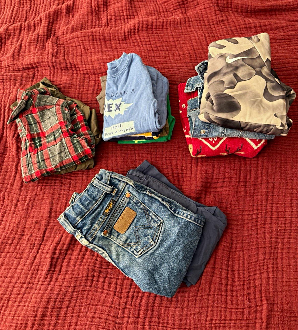 Nike, Carter\'s, Wrangler Boy 3T Clothing Lot Bundle