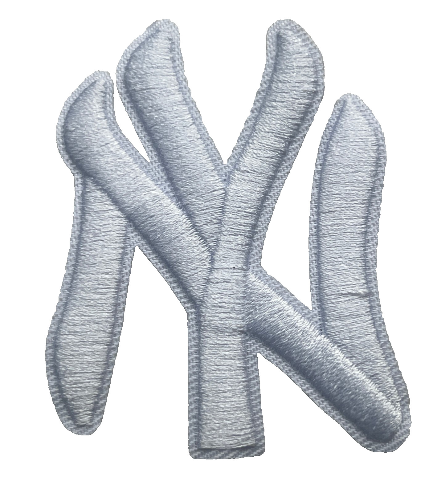 NEW YORK YANKEES - NY - ALL WHITE LOGO - 2 3/4\ NEW YORK YANKEES - NY - ALL WHITE LOGO - 2 3/4\