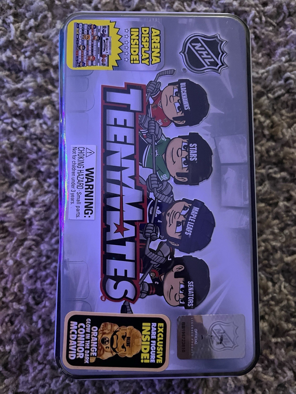 2026 NHL Teenymates Collectors Tins. 3 Packs In Each Tin 2026 NHL Teenymates Collectors Tins. 3 Packs In Each Tin