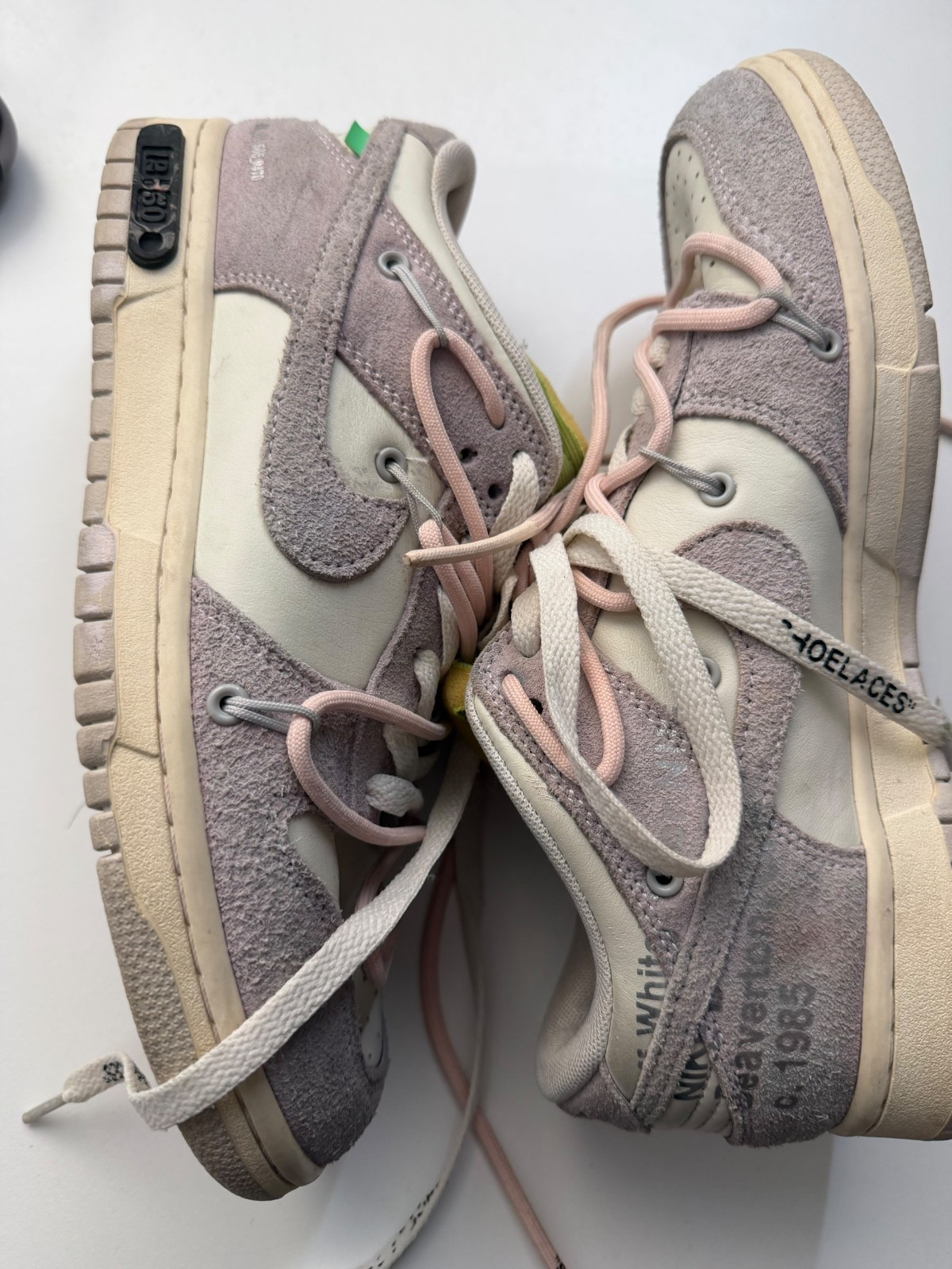 Off-White x Nike Dunk Low Lot 12 of 50 The 50 DJ0950-100 Size US 7 Used