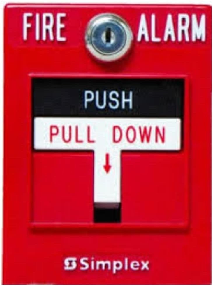 Simplex 2099-9756 Pull Station Fire Alarm Red Wall Dual Action P/N: 0630562 Simplex 2099-9756 Pull Station Fire Alarm Red Wall Dual Action P/N: 0630562