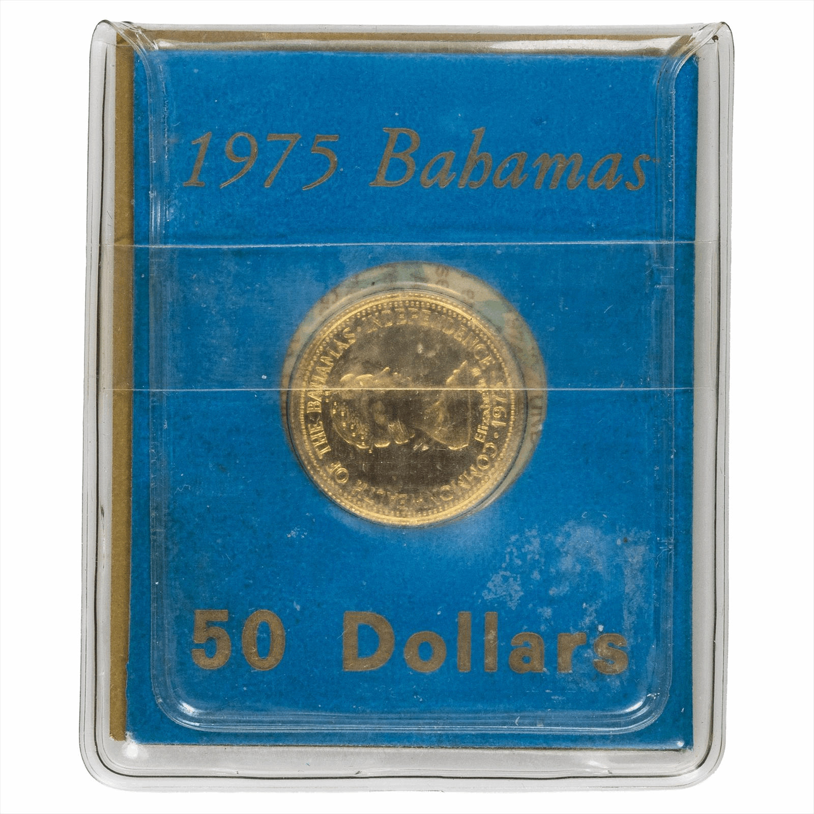 1975 Bahamas Gold $50 0.916 Fine Raw 1975 Bahamas Gold $50 0.916 Fine Raw