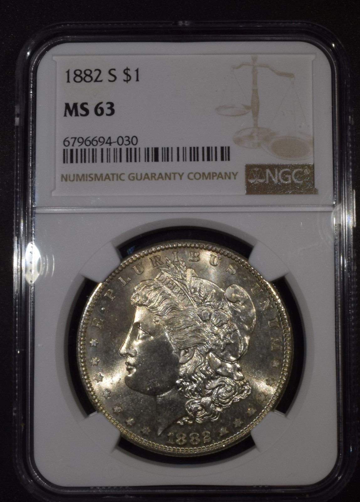 1882-S Morgan Silver Dollar 