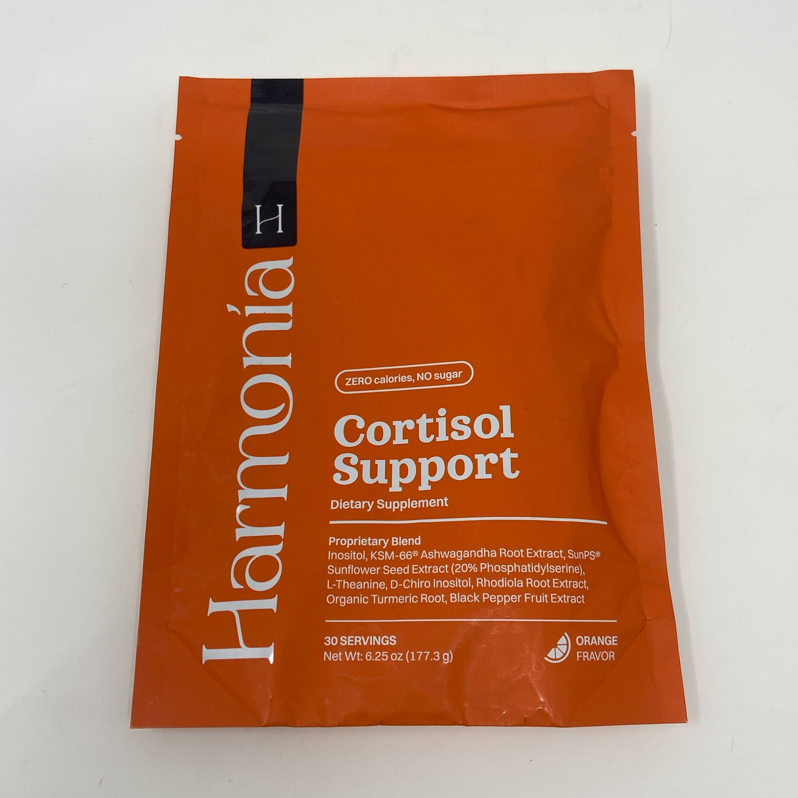 Harmonia Cortisol Support Orange Drink Mix, 30 Servings (177g)