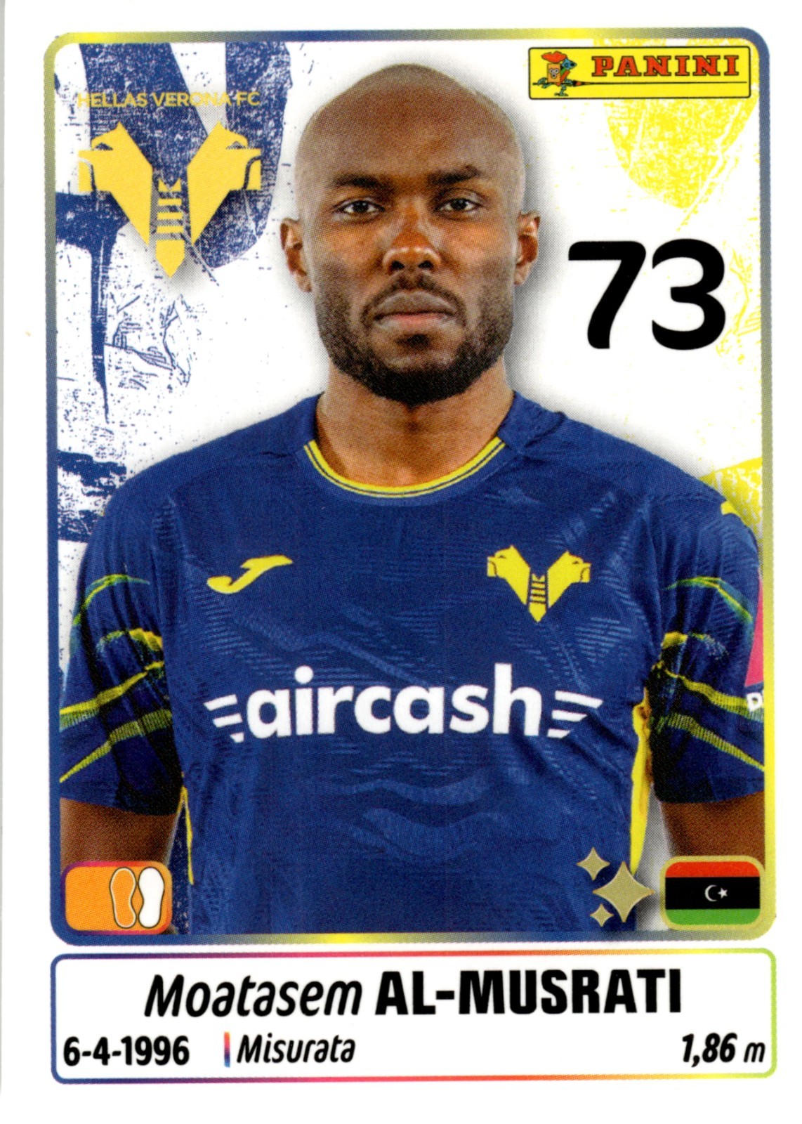 PANINI FOOTBALLERS 2025-26 2026 N.210 Al-Musrati Hellas Verona	