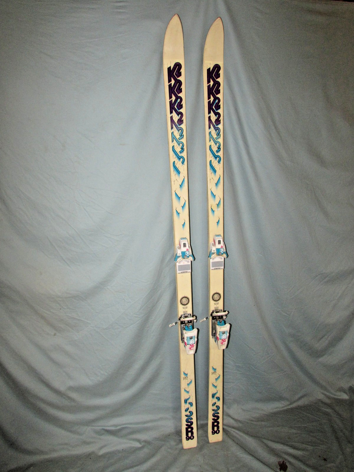 🔥❄️K2 SR 90 7.8 Vintage Classic 1980s skis 185cm w/ Tyrolia 480 Retro bindings~