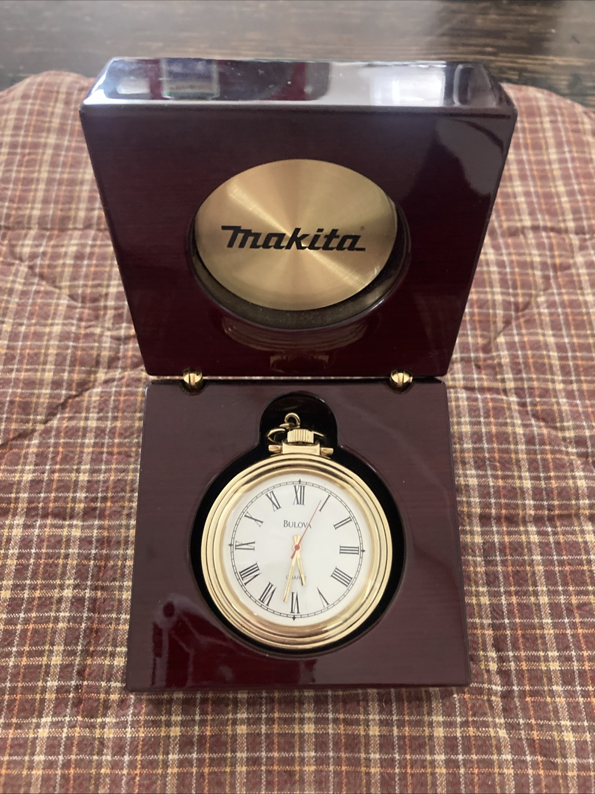 Bulova Pocket Watch - Custom Made For Makita. Never Used. Very Nice Condition.