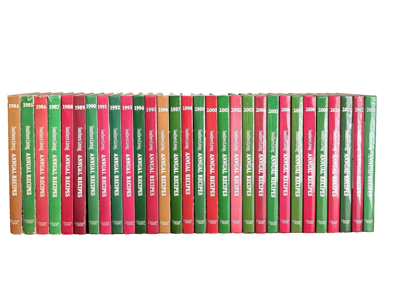 Southern Living Annual Recipes 1984-2013 Complete 30 Book Hardcover Cookbook Set