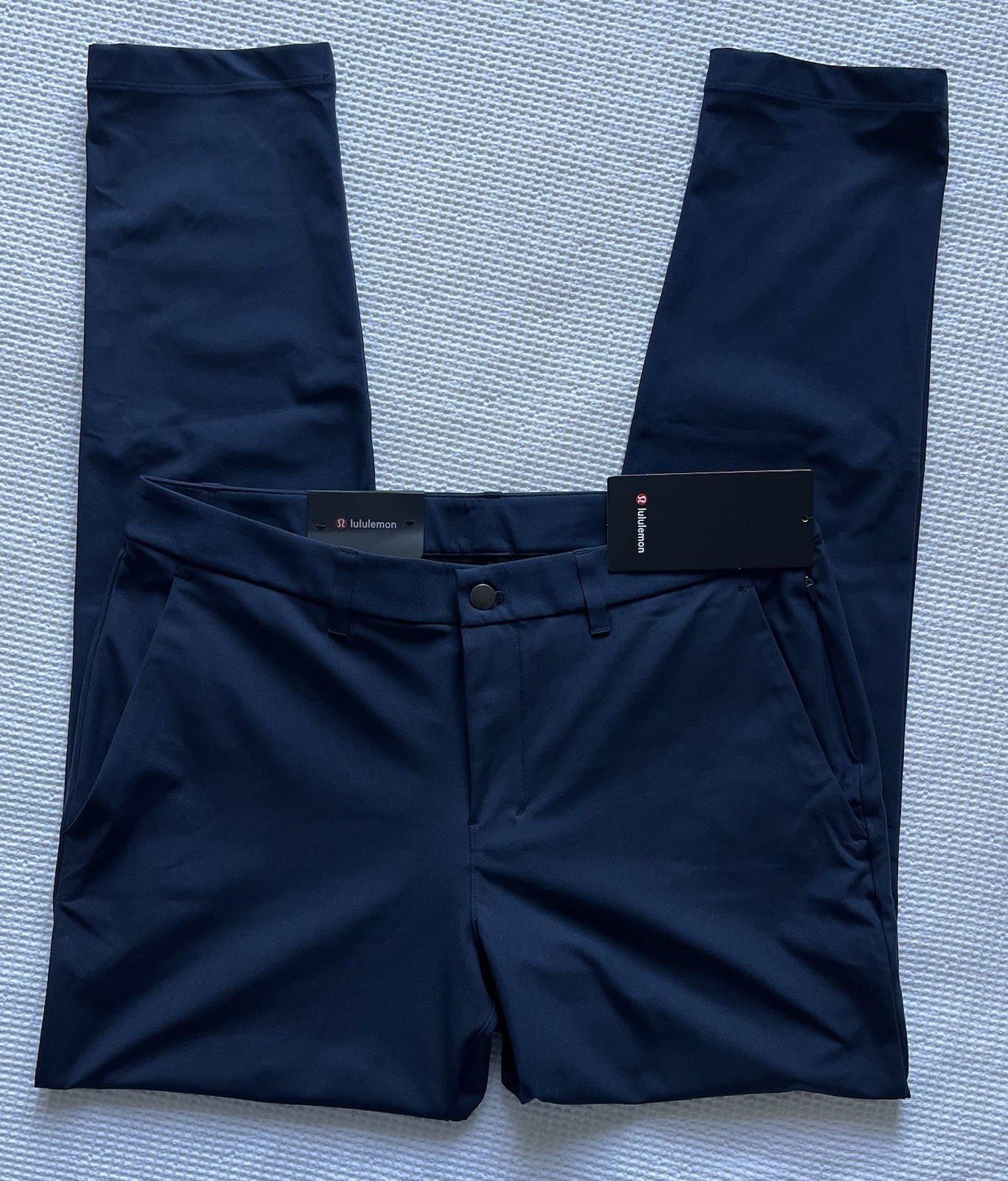 Lululemon Pants Mens 34 ABC Slim Fit Warpstreme Trouser Navy Blue NWT Lululemon Pants Mens 34 ABC Slim Fit Warpstreme Trouser Navy Blue NWT
