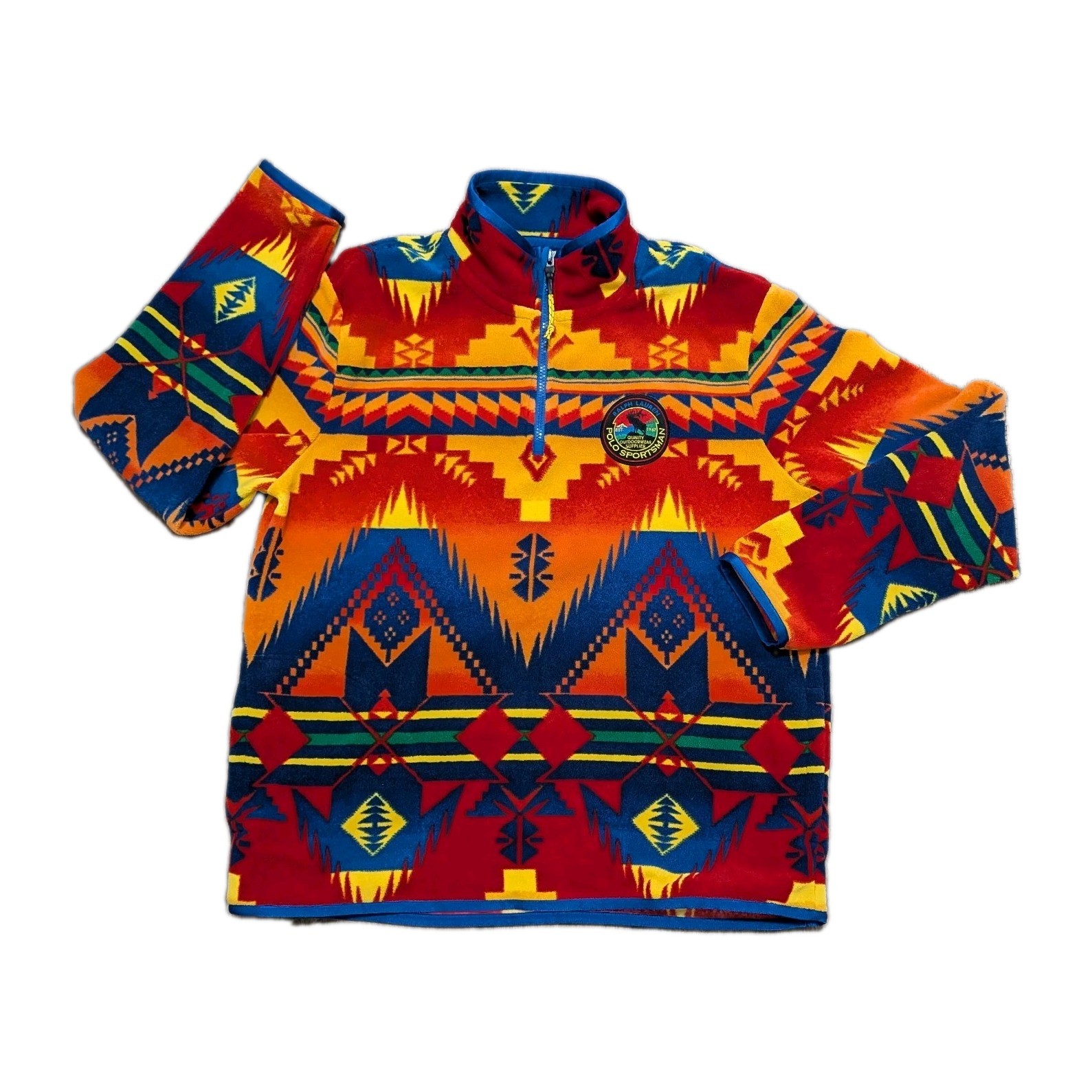 Mens Large - POLO COUNTRY Ralph Lauren Aztec Pullover Sweater Tribal *RARE* EUC Mens Large - POLO COUNTRY Ralph Lauren Aztec Pullover Sweater Tribal *RARE* EUC