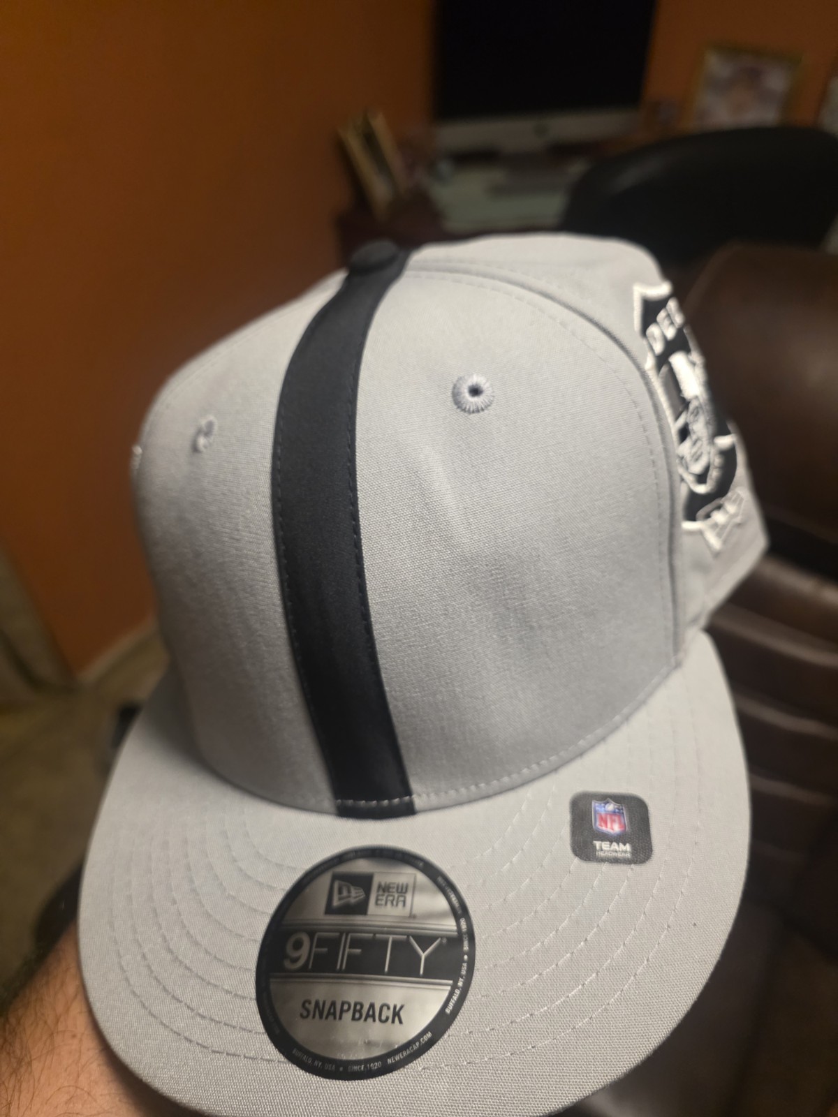 New Era Las Vegas Raiders NFL Helmet Pack Gray 9Fifty SnapBack Hat