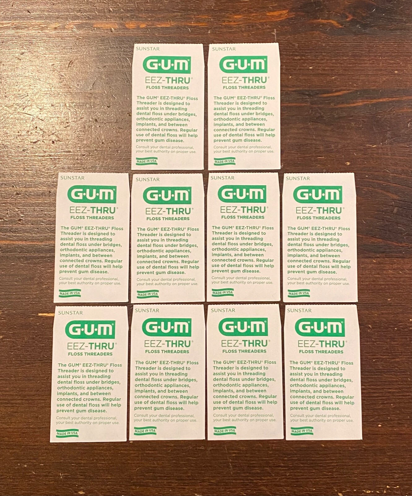50x Sunstar GUM 840 Eez-thru FLOSS Threaders 50 pieces total Floss Threaders 50x Sunstar GUM 840 Eez-thru FLOSS Threaders 50 pieces total Floss Threaders