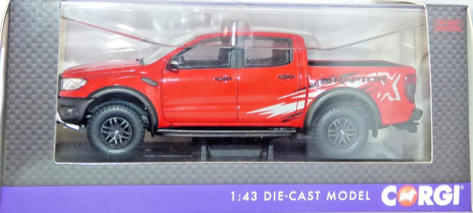 Corgi VA15204 Ford Ranger Raptor X SE True Red Ltd Edition of 1000 1:43