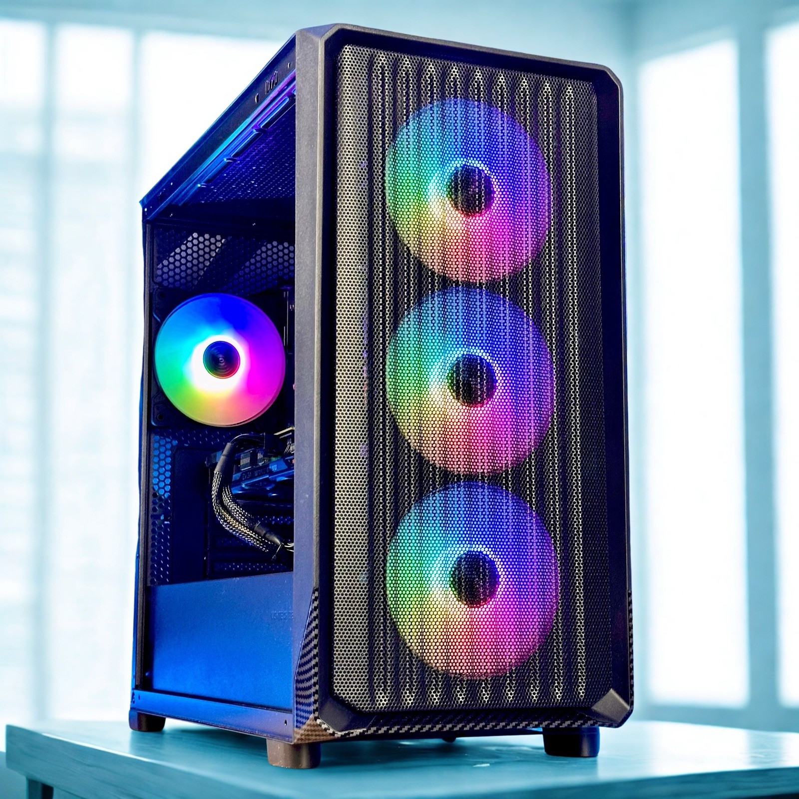Custom Gaming PC RGB Desktop Intel i7 PC 32GB 1TB SSD Nvidia GTX 1660 Super