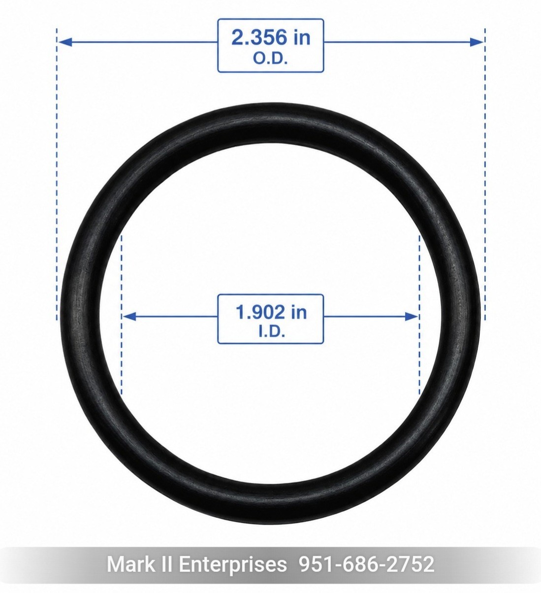 NEW 1962-1966 Ford Thunderbird Gas Filler Pipe Neck O-Ring