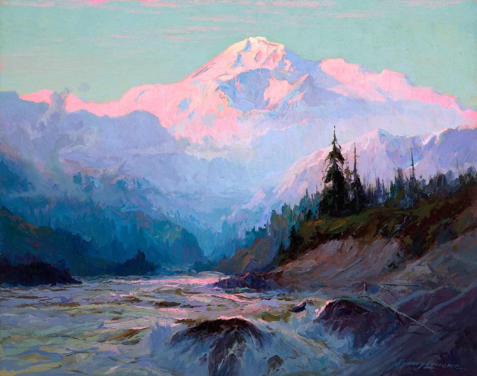 Sydney Laurence Mount McKinley Denali Alaska Mountain Tonalist Landscape