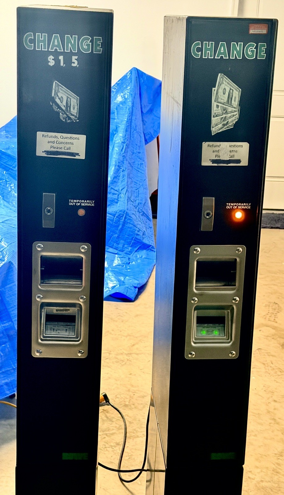 Rowe BC‑150 Change Machines Lot of 2 – 2002 Works – 2000 Complete -Rare Pair