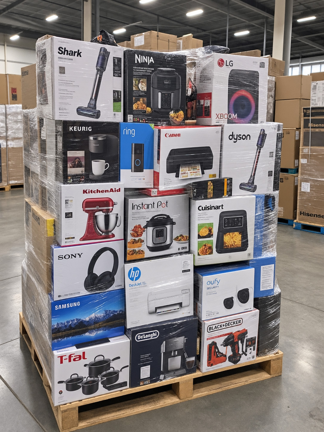 Amazon Retail Overstock Wholesale Lot Consumer Goods Inventory