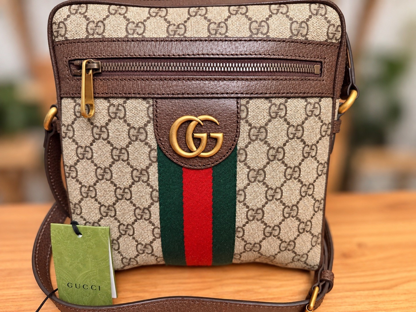 Authentic Gucci OPHIDIA 547926 96IWT Shoulder Bag #230-000-800-0490