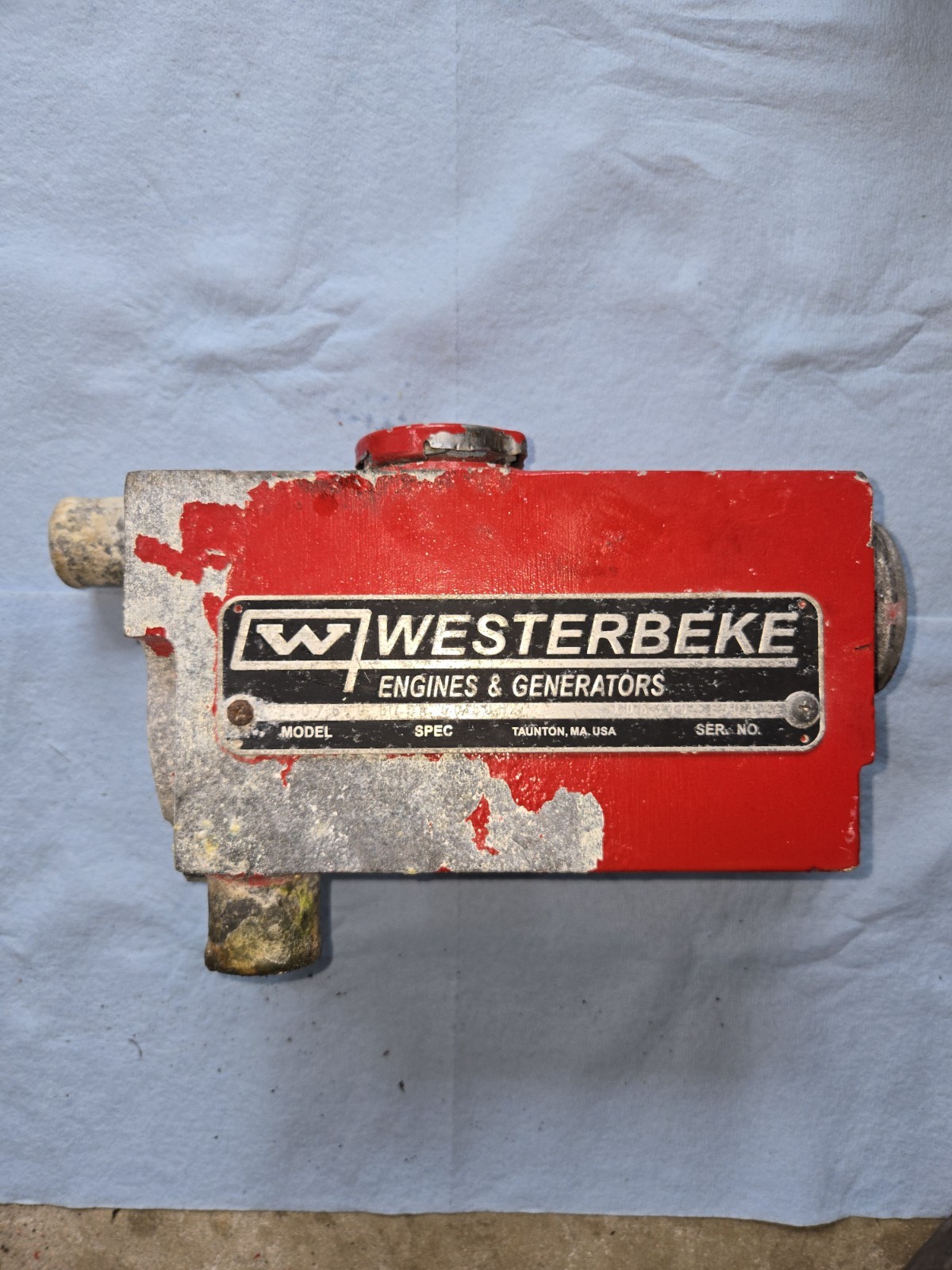 Marine Genset Westerbeke Exhaust Manifold 8.0 Btda