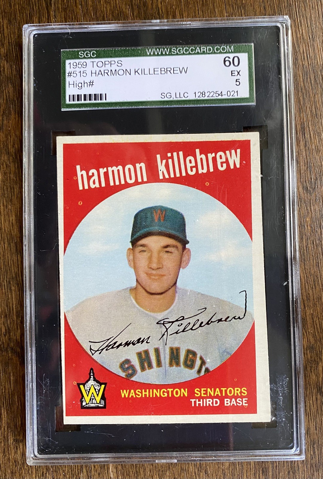Harmon Killebrew 1959 Topps #515 Washington Senators - PSA 5 EX