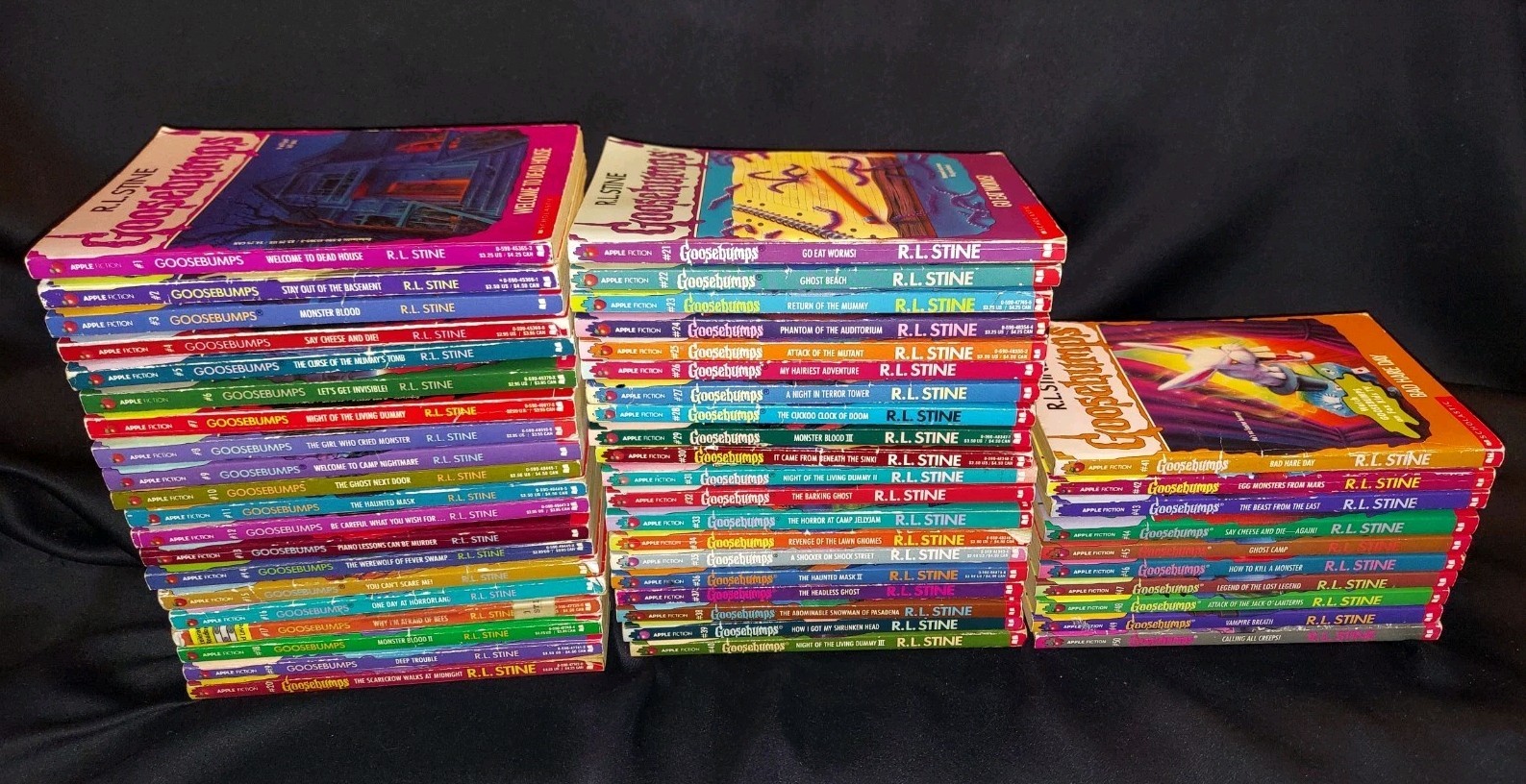 Vintage Lot of Goosebumps Books 1-50 R.L. Stine