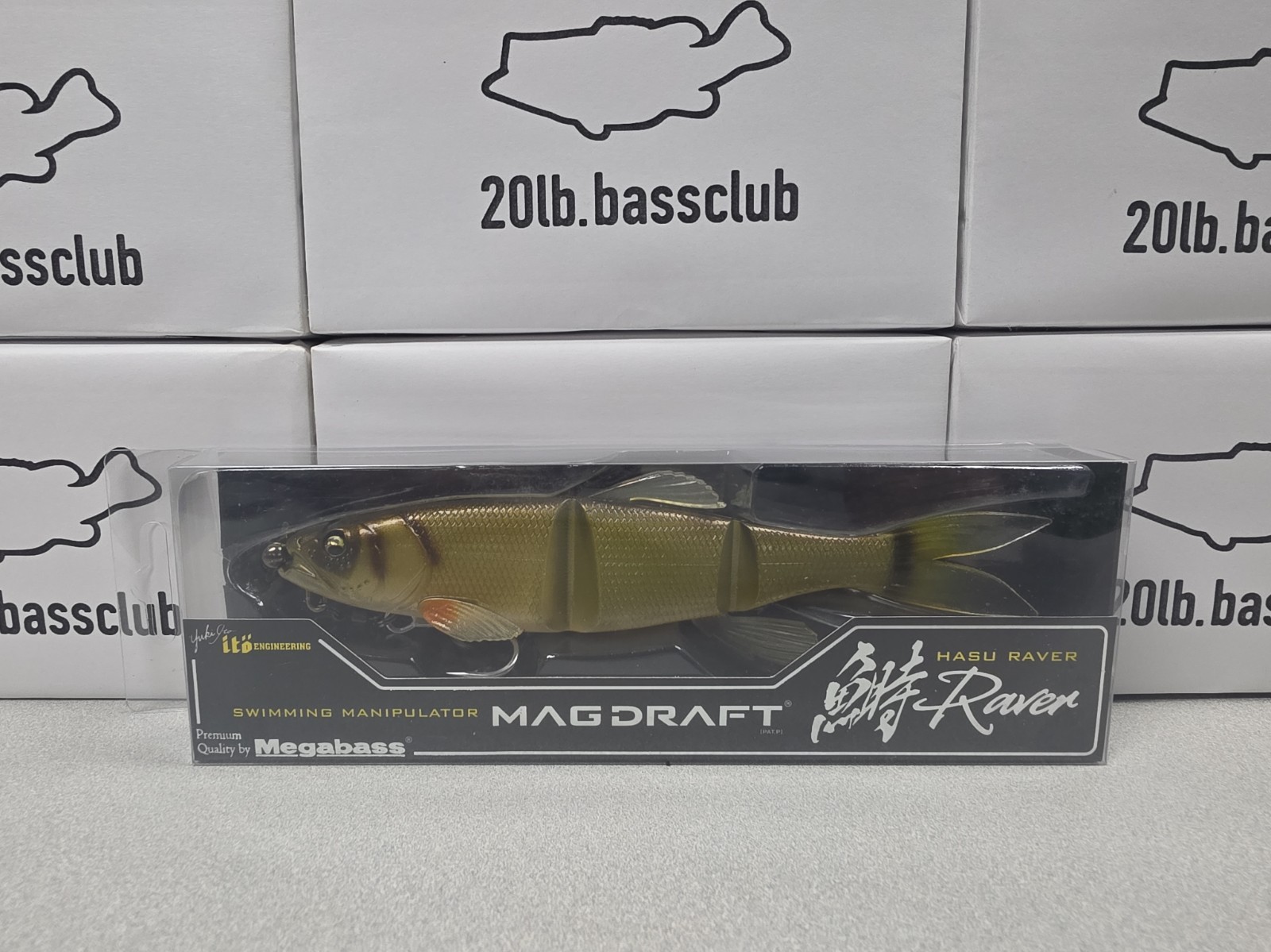 Discontinued Megabass MAGDRAFT HASU RAVER...Allround Shiner...NOS