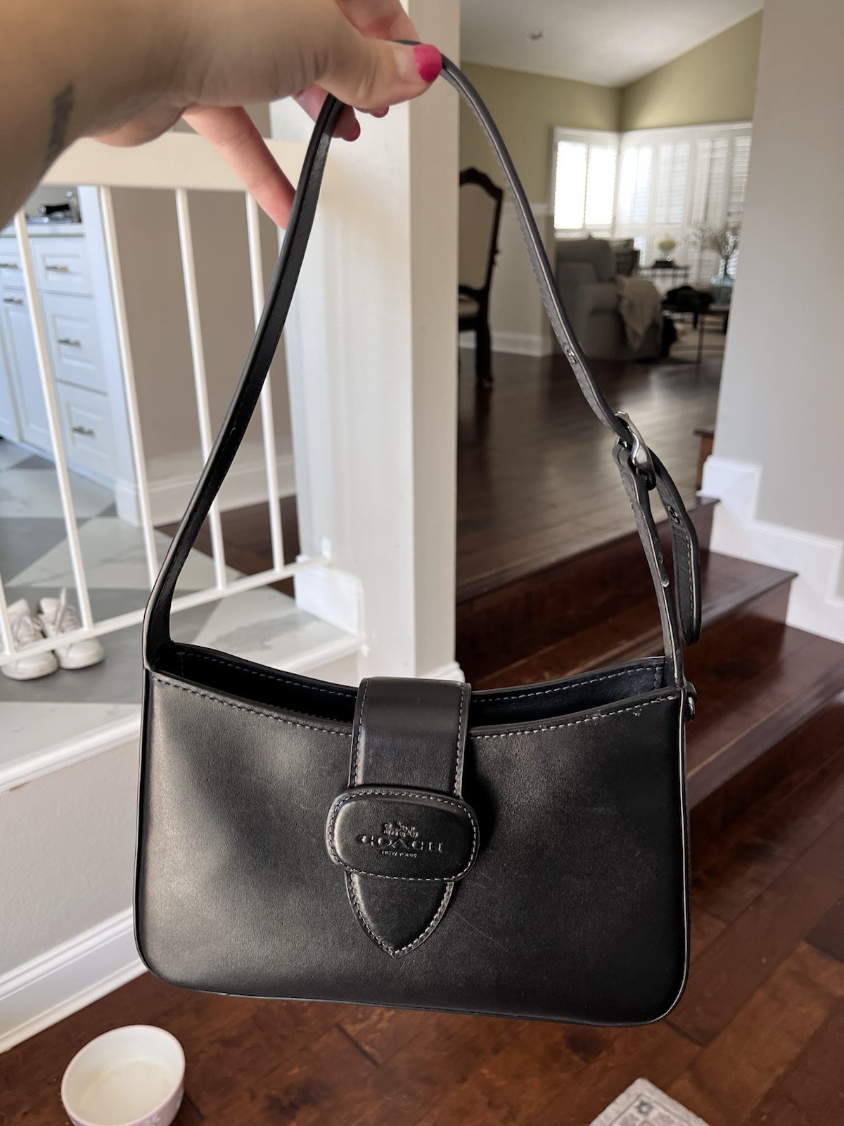 Coach CAA92 Eliza Shoulder Bag  with Zipper Closure