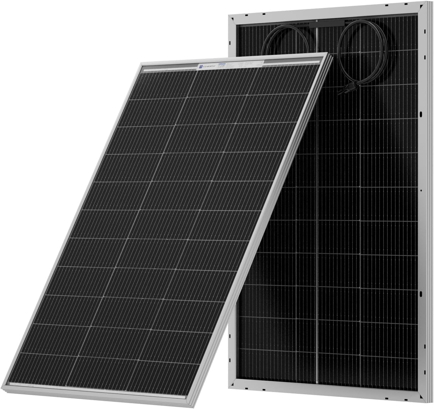 Monocrystalline Watt 100 Solar Volt 12 Panel High-Effi ECO-WORTHY Rigid Bifacial Monocrystalline Watt 100 Solar Volt 12 Panel High-Effi ECO-WORTHY Rigid Bifacial