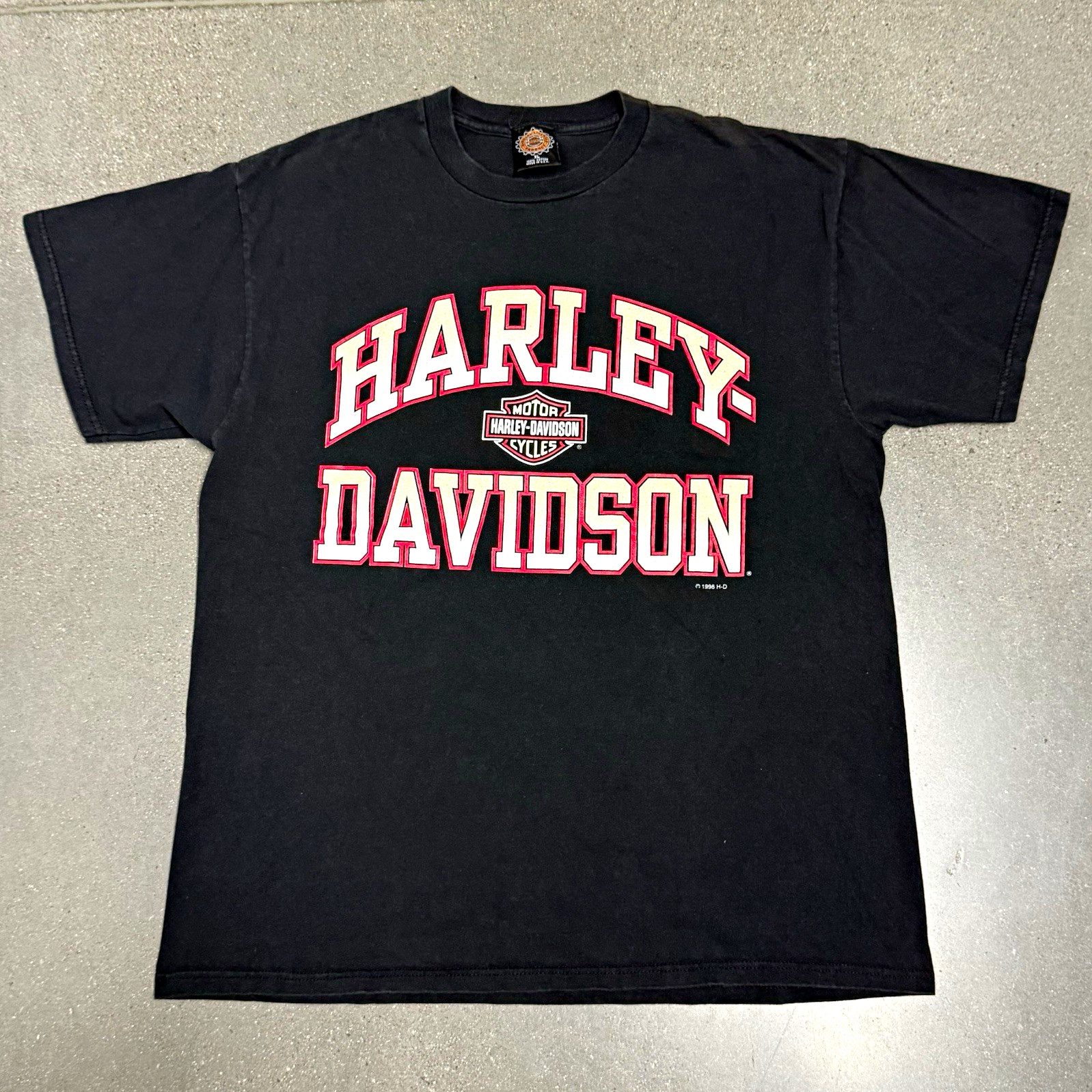 1996 Vintage Harley Davidson Made in USA Black Graphic Tee XL 1996 Vintage Harley Davidson Made in USA Black Graphic Tee XL