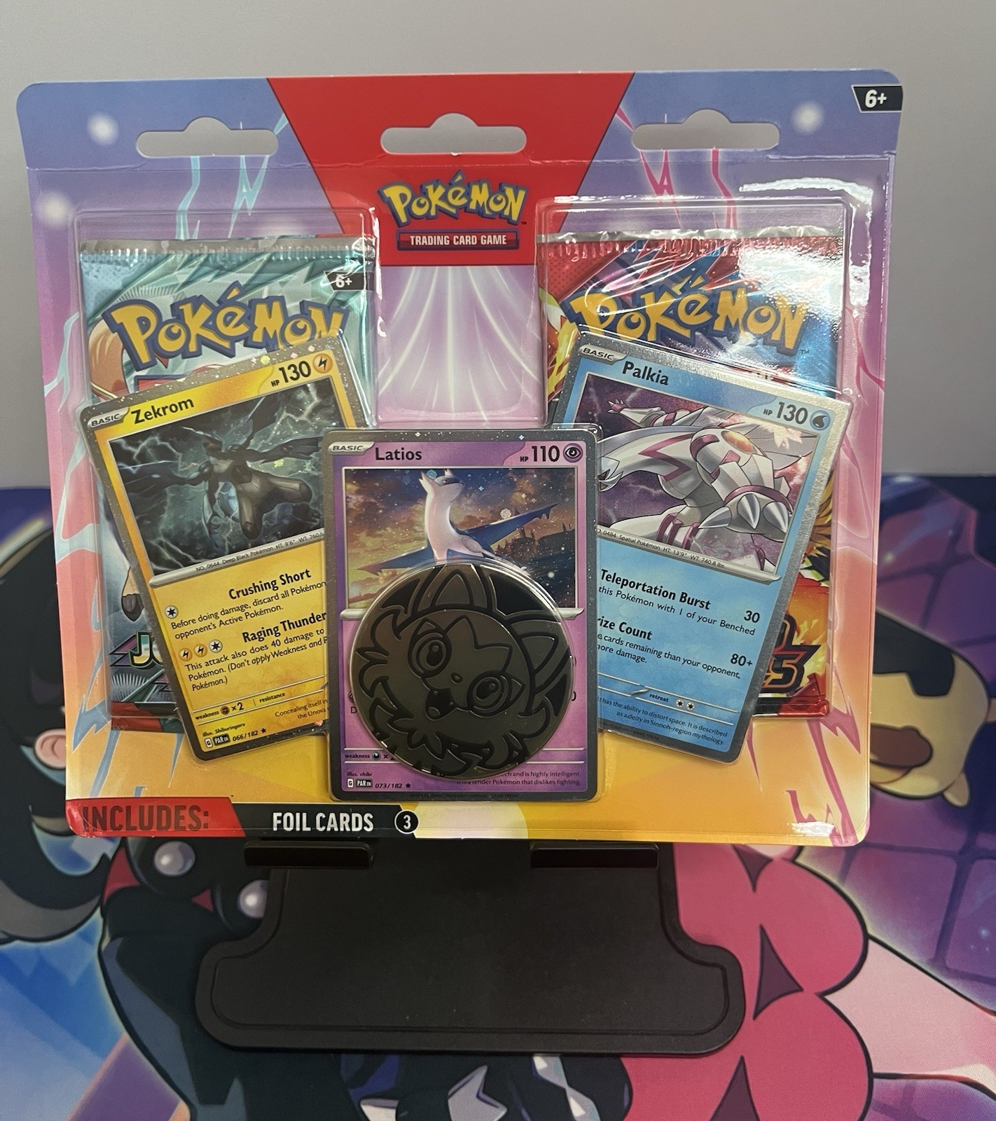 POKEMON Enhanced 2 Pack Blister Pack w/Latios, Zekrom & Palkia Journey Destined POKEMON Enhanced 2 Pack Blister Pack w/Latios, Zekrom & Palkia Journey Destined