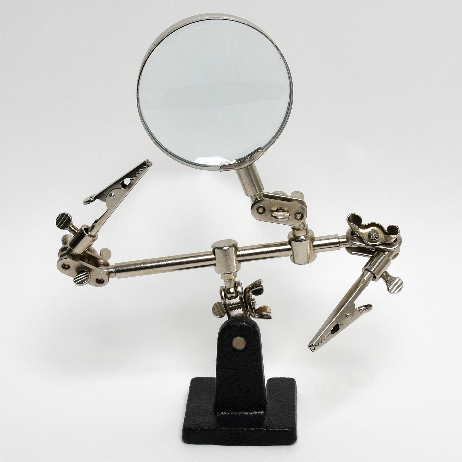 Helping Third Hand Magnifier Stand Soldering Clamp Holder Alligator Clip Tool