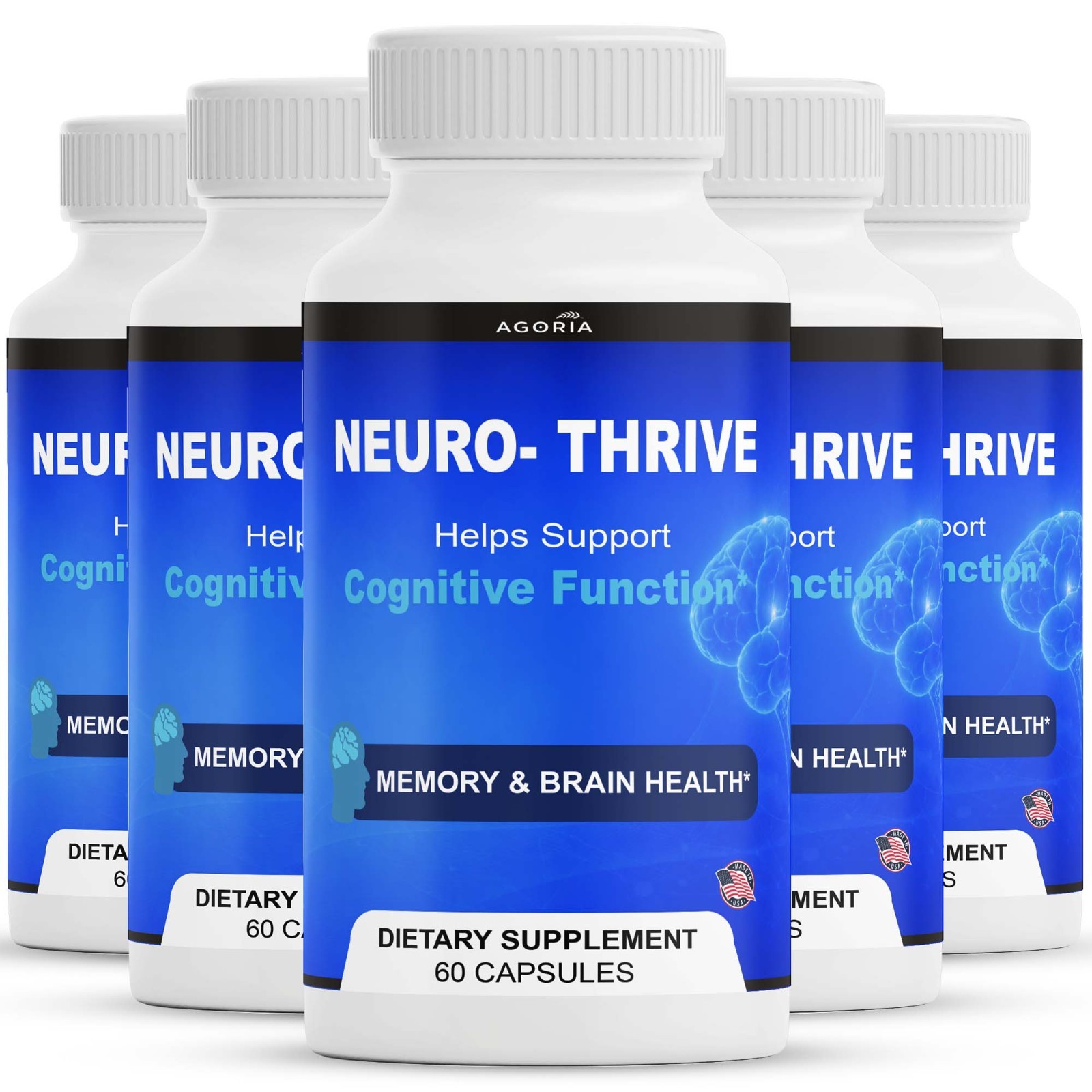 Neuro Thrive Brain Supplement Extra Strength - Official Formula (5 Pack) Neuro Thrive Brain Supplement Extra Strength - Official Formula (5 Pack)