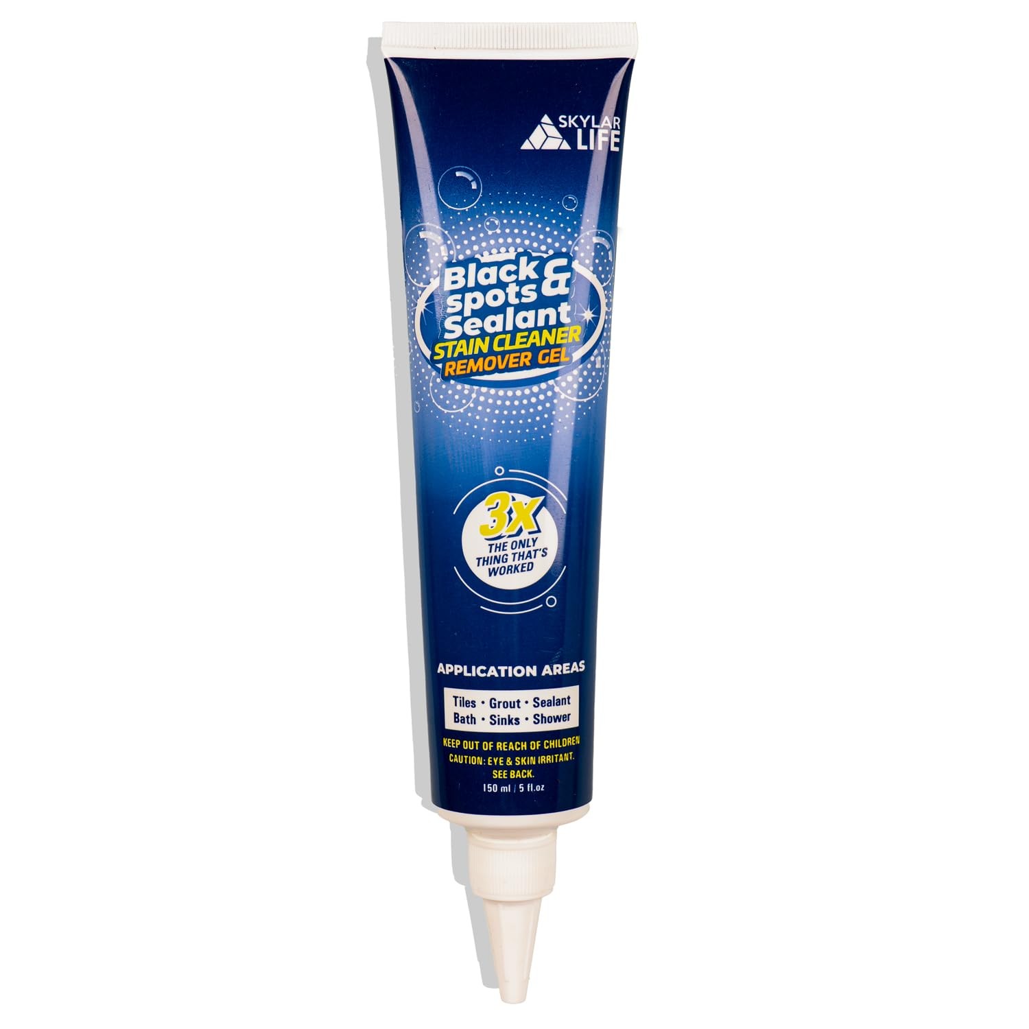 Skylarlife Grout Silicone Caulk Whitener, Black Stain Problem Solver, for Home S