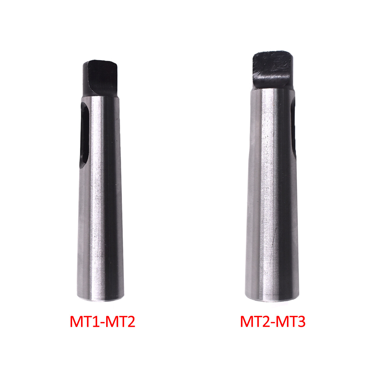 2pcs MT1-MT2 MT2-MT3 Morse Taper Adapter Reducing Drill Chuck Sleeve