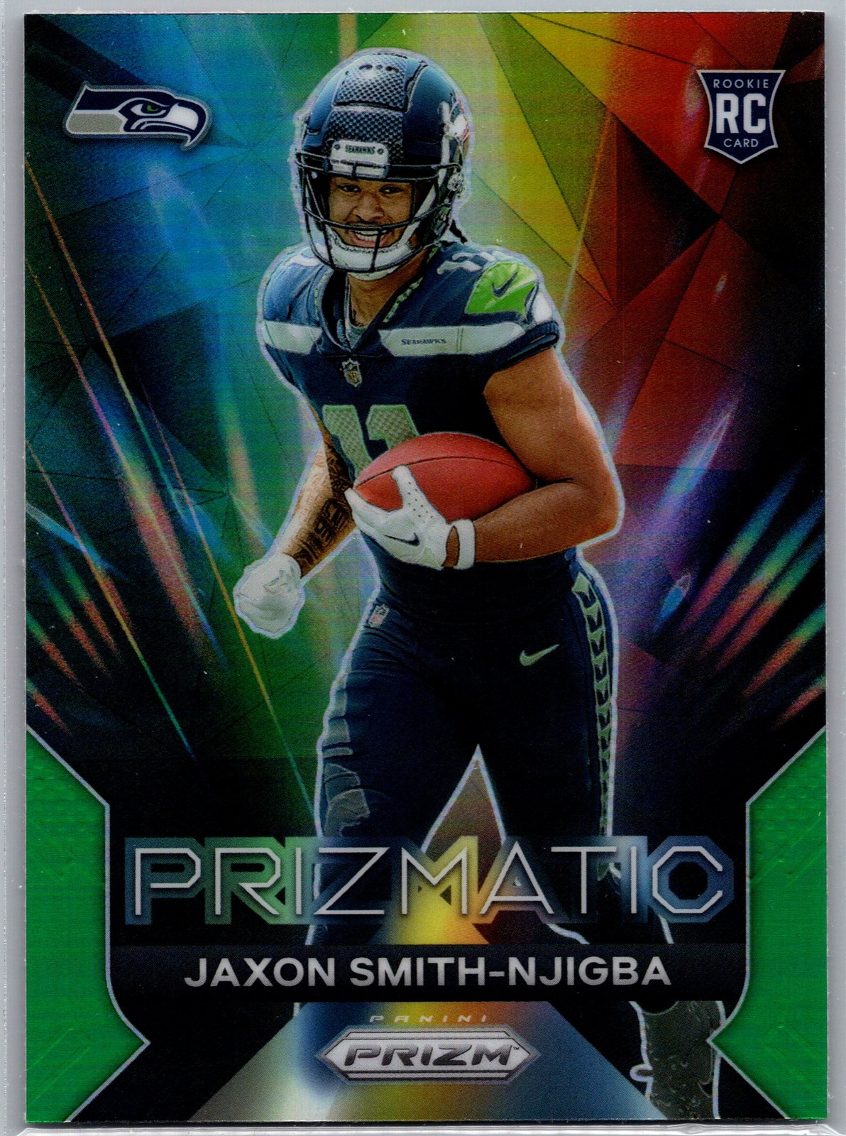 2023 Panini Prizm #1 Jaxon Smith-Njigba Prizmatic Prizm Silver