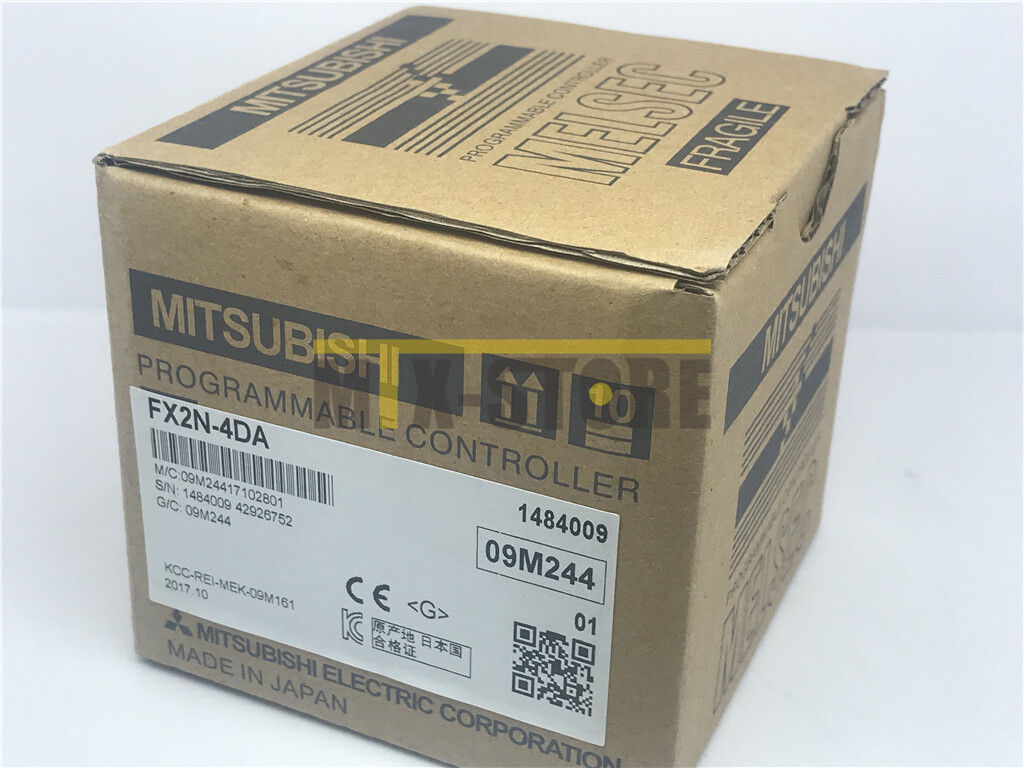1pcs Brand new Mitsubishi with box FX2N-4DA PLC 1pcs Brand new Mitsubishi with box FX2N-4DA PLC