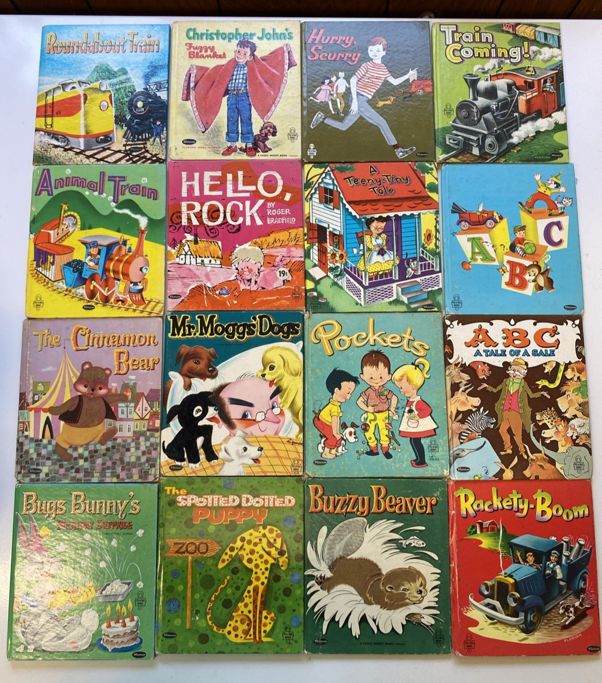 Lot Of 16 Vintage Whitman Tell-A-Tale Books Read Description