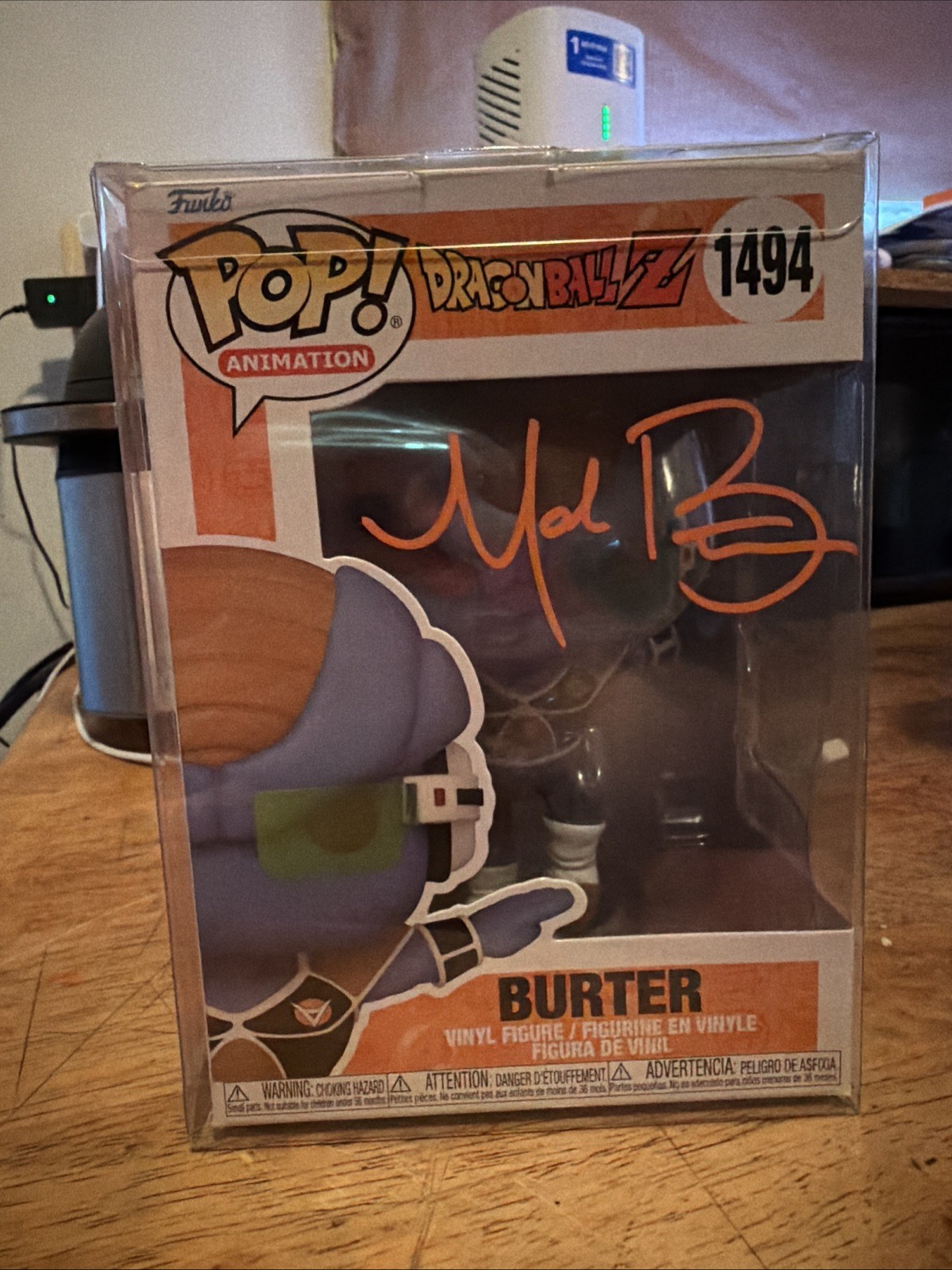 Burter SIGNED by Mark Britten English Voice Actor