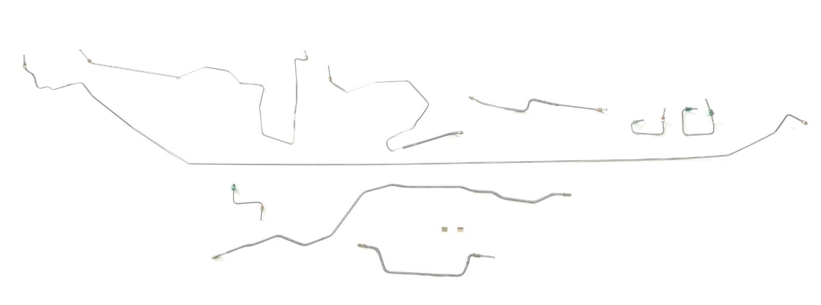 Full Car Brake Line Kit Fits 97-01 Cherokee Non ABS w/ Chrysler Rear - Stainless