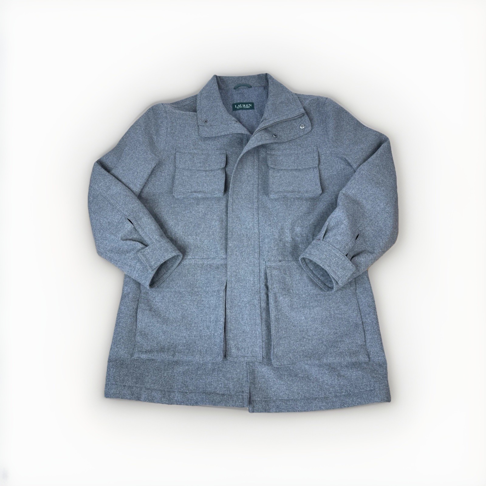 VTG POLO RALPH LAUREN PEACOAT MENS SIZE 44R WATER REPELLENT