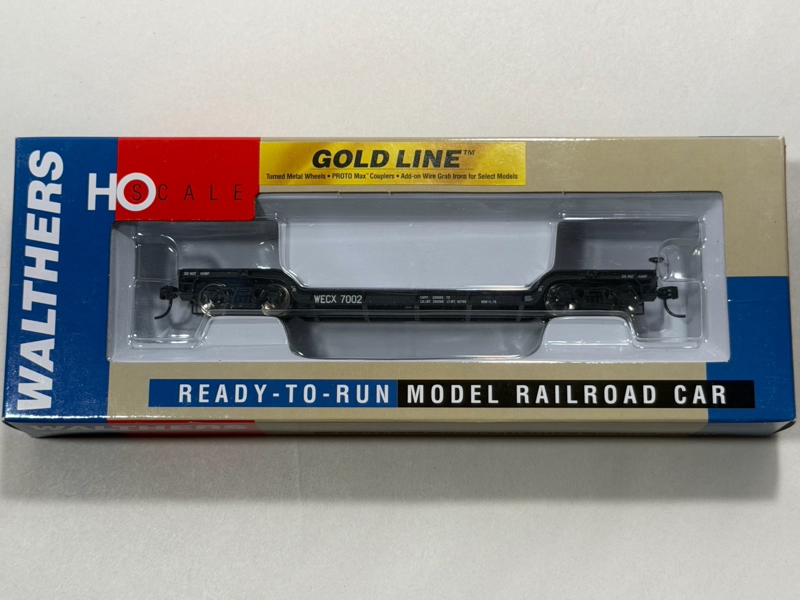 Vintage NOS Walthers Gold Line 4 Axel 90T Flat Car HO Westinghouse Unopened NIB Vintage NOS Walthers Gold Line 4 Axel 90T Flat Car HO Westinghouse Unopened NIB