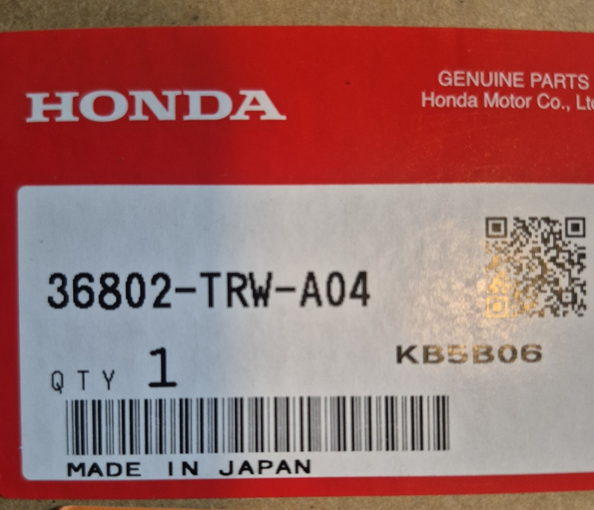 2018-2021 HONDA CLARITY FRONT RADAR SENSOR 36802-TRW-A04 NEW OEM