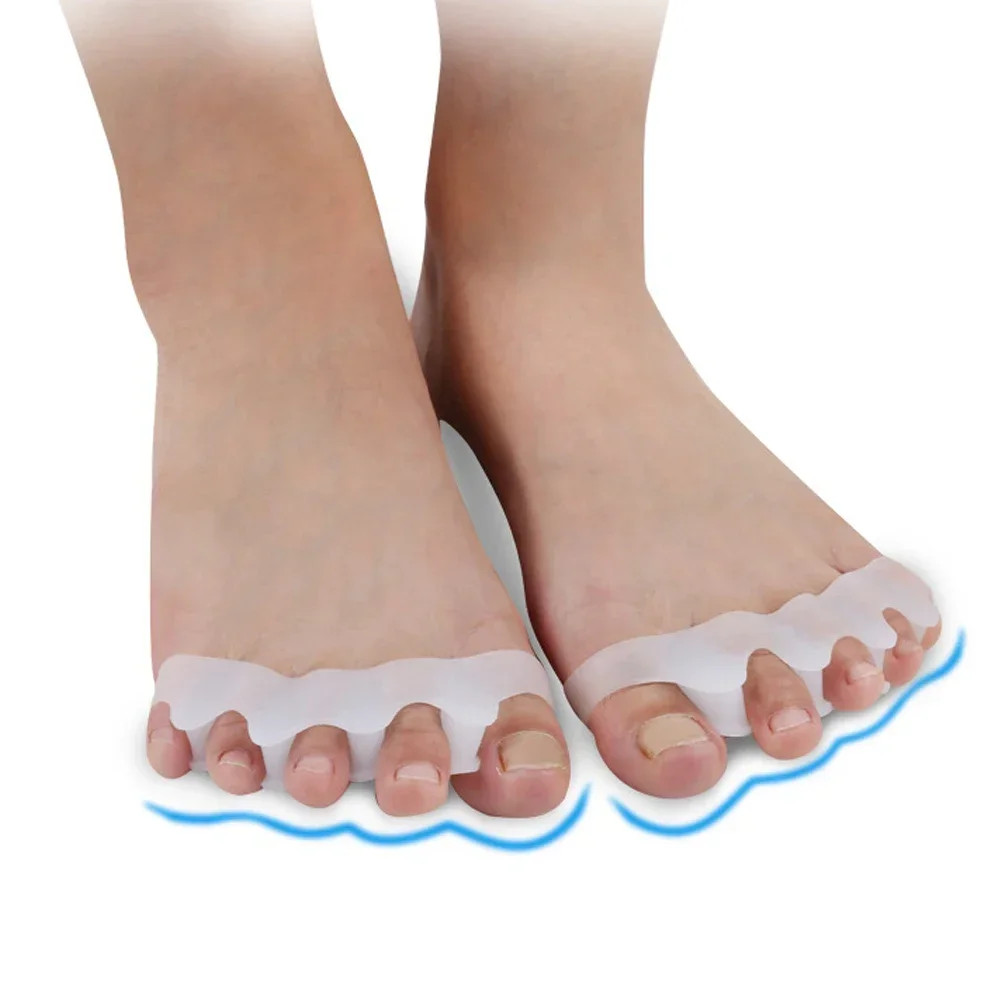 2Pcs=1Pair New Protective Toes Separator Suitable Bunion Corrector Material Soft 2Pcs=1Pair New Protective Toes Separator Suitable Bunion Corrector Material Soft