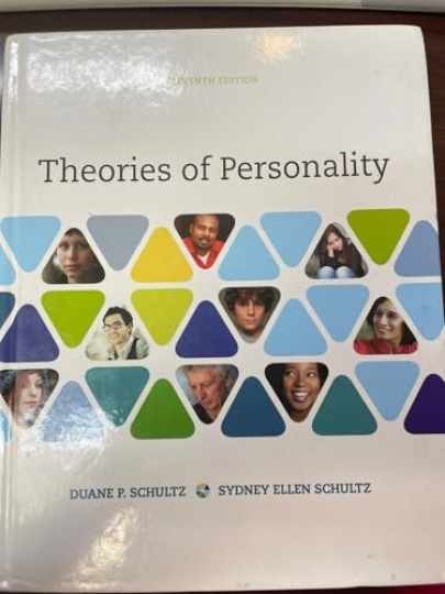 Theories of Personality - Hardcover, by Schultz Duane; Schultz - Very Good o