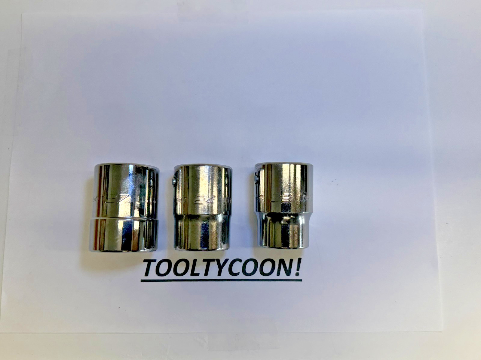 SNAP-ON USA NEW 3Pc Custom 3/4Drv 12PT SAE Set LDHM272 LDHM242 LDHM222