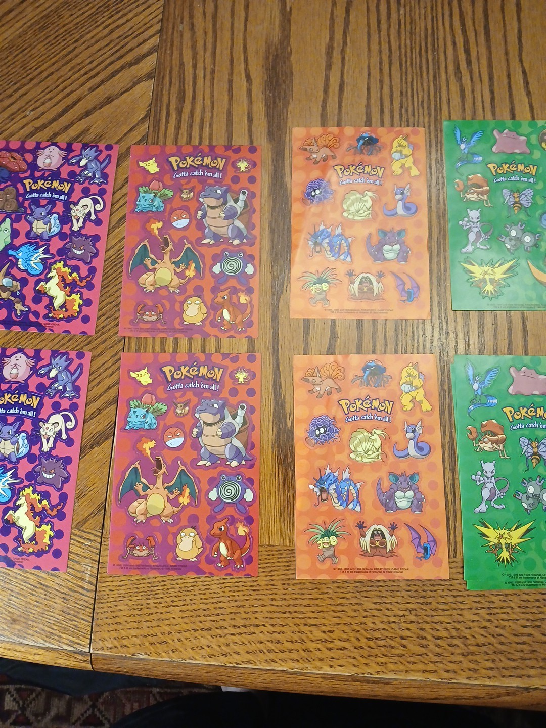 Vintage 1999 Pokemon Sticker Stickers Nintendo Game Freak Lot Of 10 Vintage 1999 Pokemon Sticker Stickers Nintendo Game Freak Lot Of 10