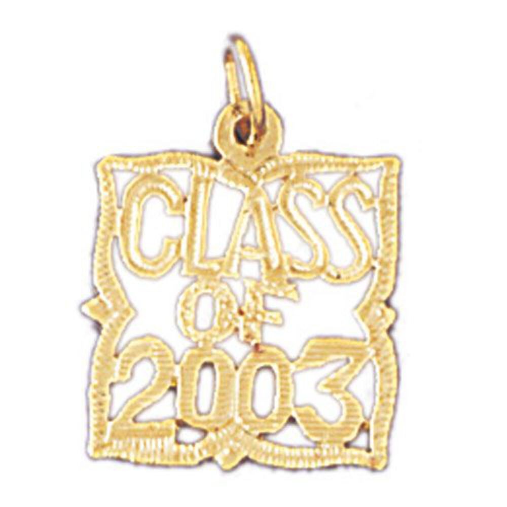 Class Of 2003 Charm Pendant 14k Gold (1.3 Grams)