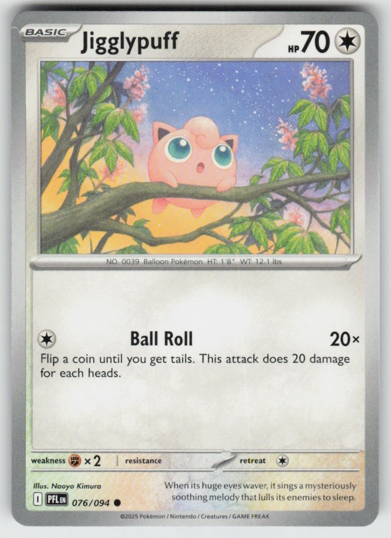 Jigglypuff 076/094 Common ME02: Phantasmal Flames