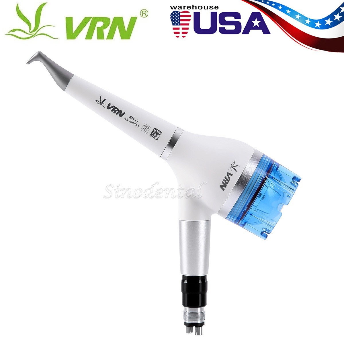 Dental Air Flow Teeth Polishing Polisher Handpiece Hygiene Prophy Jet 4 Holes